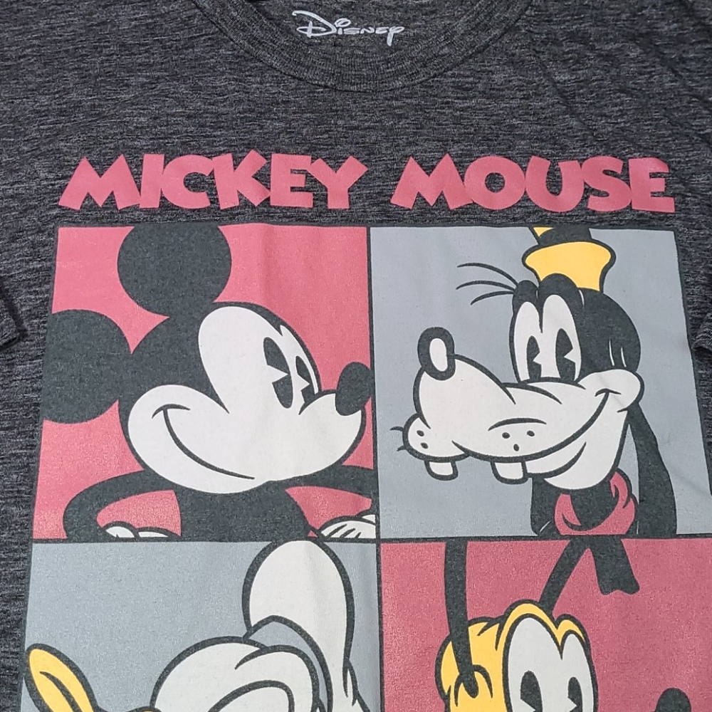 Disney Mickey Mouse T-Shirt Mens Large Gray NWT